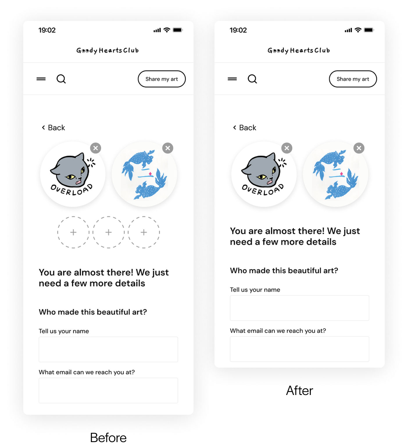 Usability testing iteration 2
